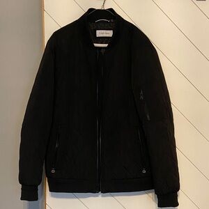 Calvin Klein Men's Black Bomber Jacket